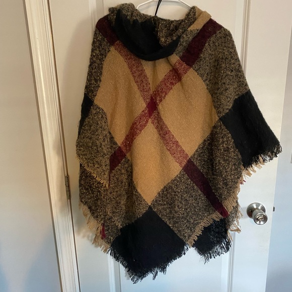 Altare plaid poncho - Picture 3 of 4
